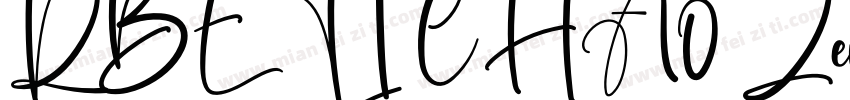 RBETI CHA0 ZengGB Regular字体转换